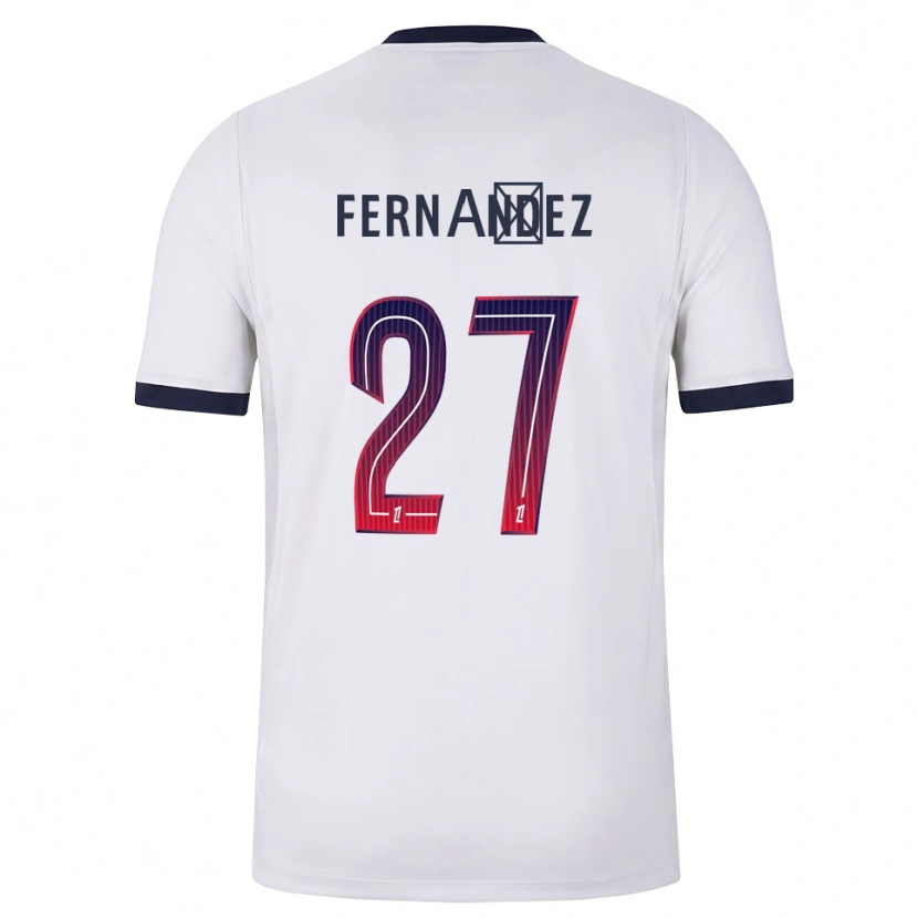 Danxenキッズドロ・フェルナンデス#27白黒赤アウェイシャツ2026/27ジャージーユニフォーム