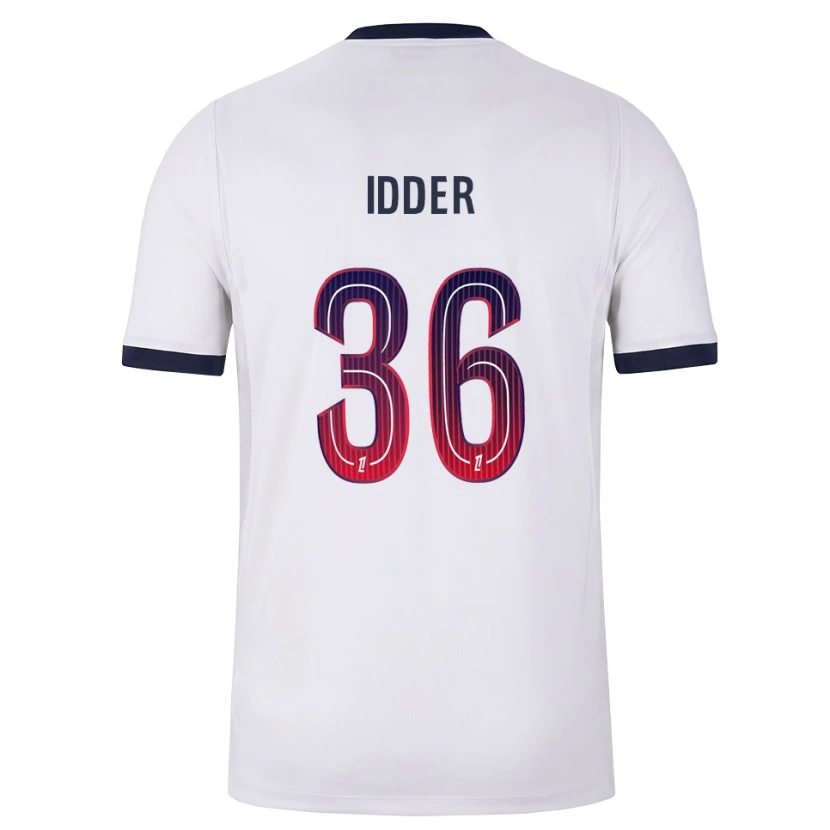 DanxenキッズYounes Idder#36白黒赤アウェイシャツ2026/27ジャージーユニフォーム