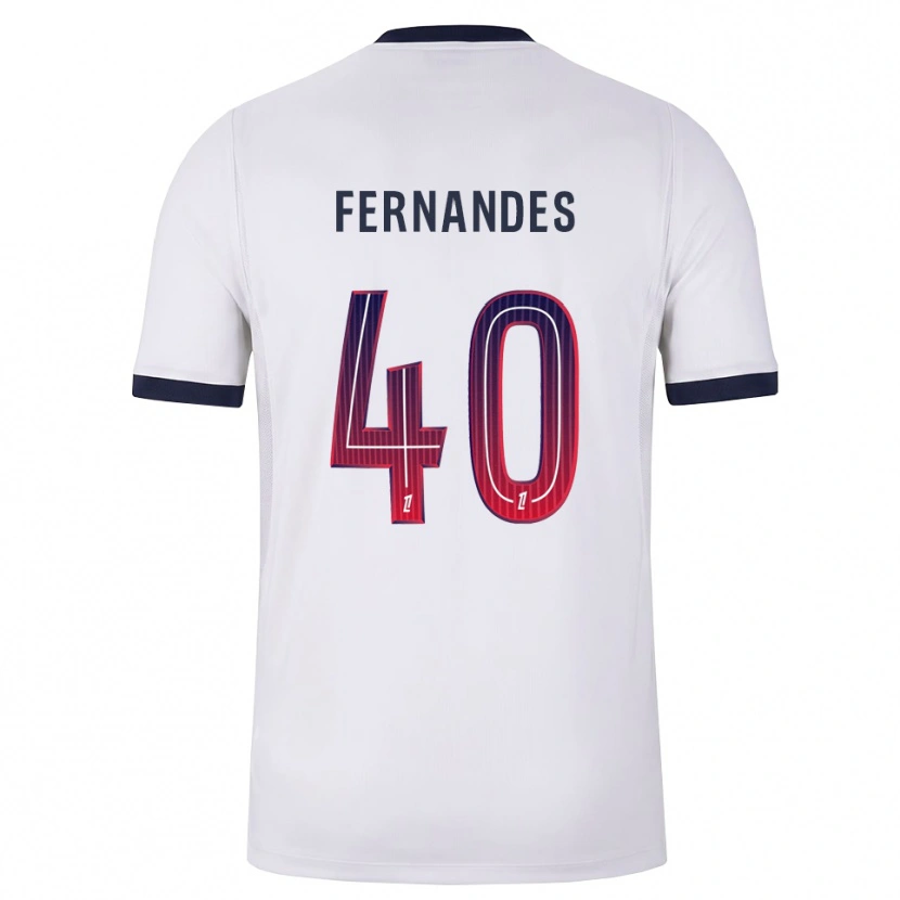 Danxenキッズアリッサ・フェルナンデス#40白黒赤アウェイシャツ2026/27ジャージーユニフォーム