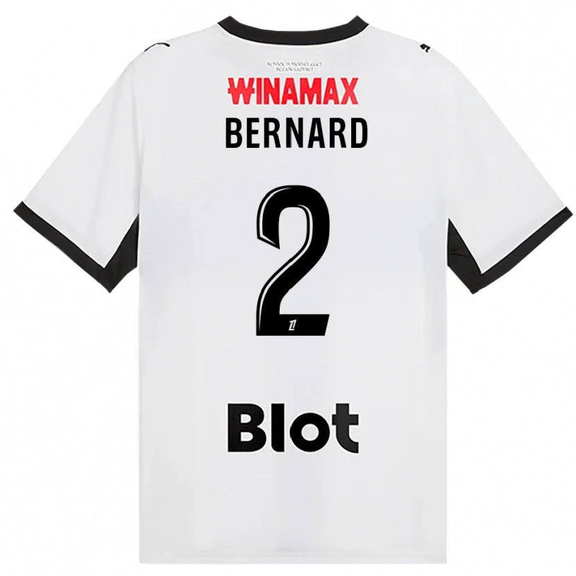 DanxenキッズAlexis Bernard#2黒白赤アウェイシャツ2026/27ジャージーユニフォーム