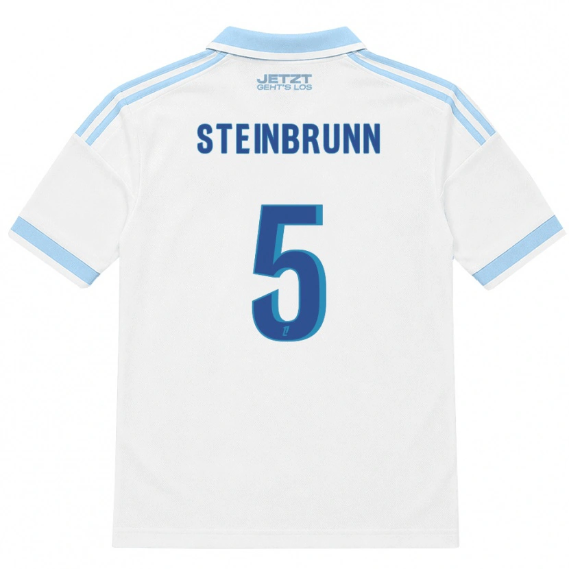 DanxenキッズThéo Steinbrunn#5ライトスカイブルー 白 赤アウェイシャツ2026/27ジャージーユニフォーム