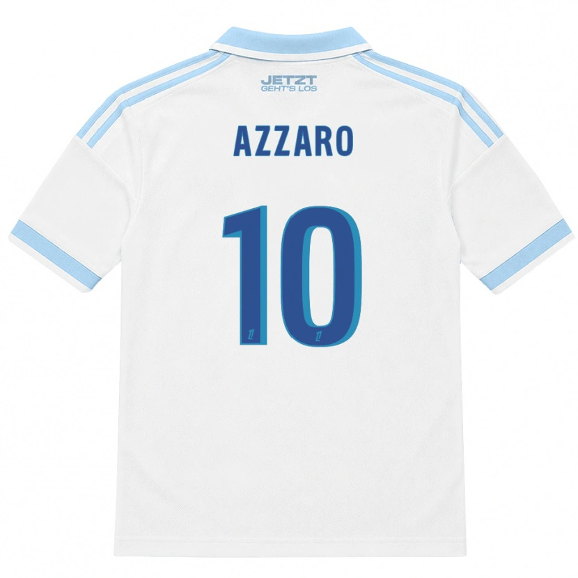 Danxenキッズロレーヌ・アザロ#10ライトスカイブルー 白 赤アウェイシャツ2026/27ジャージーユニフォーム