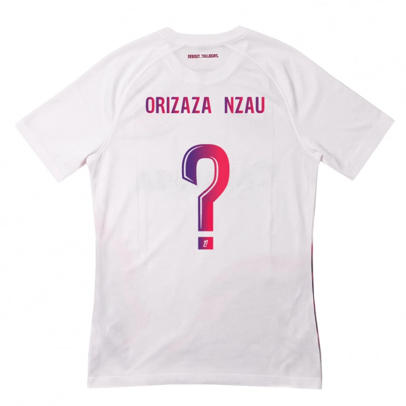 DanxenキッズJethro Orizaza Nzau#0白 ピンク 紫アウェイシャツ2026/27ジャージーユニフォーム