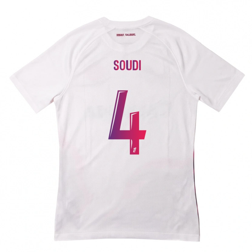 DanxenキッズAdam Soudi#4白 ピンク 紫アウェイシャツ2026/27ジャージーユニフォーム