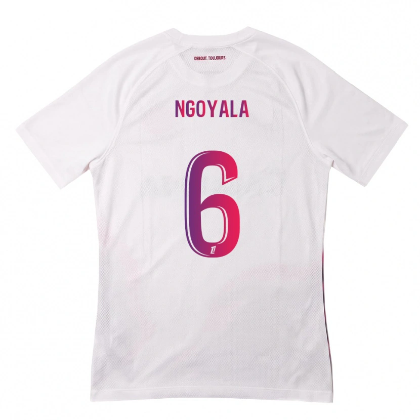 DanxenキッズFrédéric Efuele Ngoyala#6白 ピンク 紫アウェイシャツ2026/27ジャージーユニフォーム