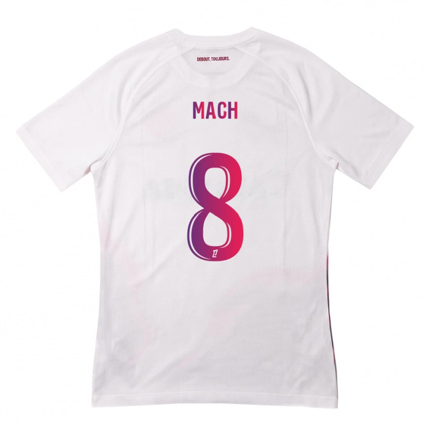 DanxenキッズMattéo Mach#8白 ピンク 紫アウェイシャツ2026/27ジャージーユニフォーム