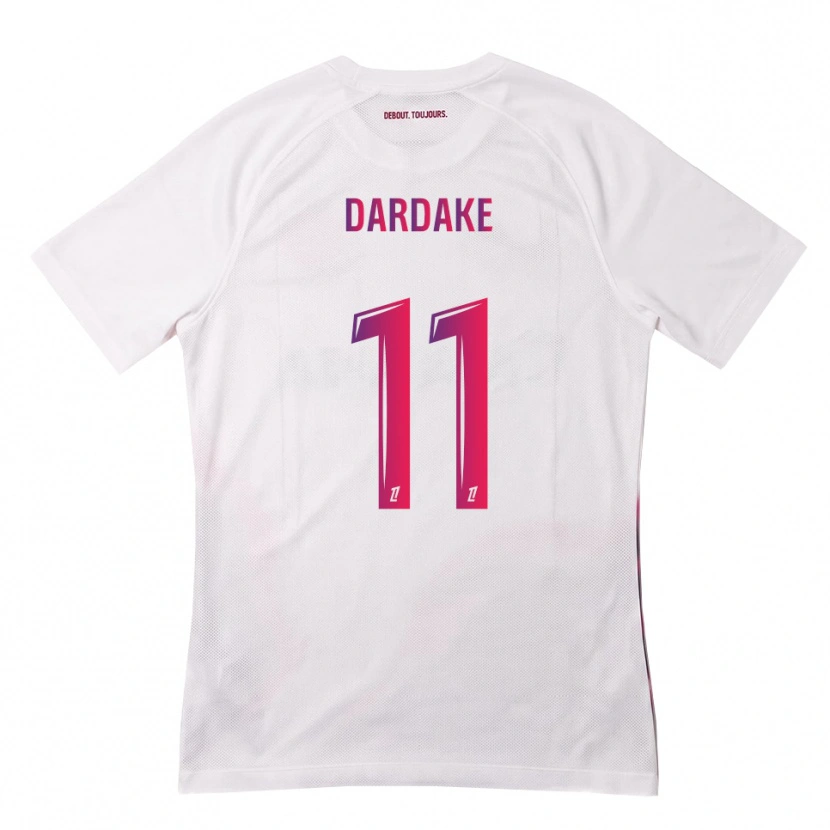 DanxenキッズWassim Dardake#11白 ピンク 紫アウェイシャツ2026/27ジャージーユニフォーム