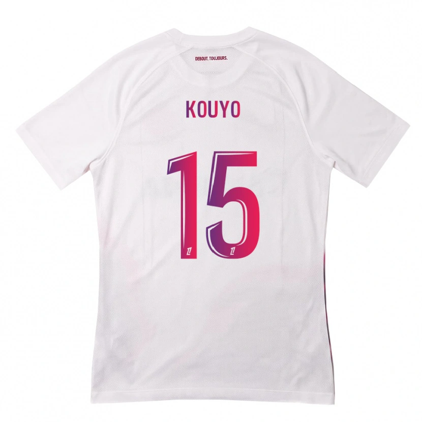 DanxenキッズDan Kouyo#15白 ピンク 紫アウェイシャツ2026/27ジャージーユニフォーム