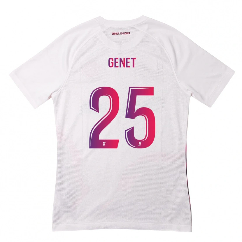 DanxenキッズMarine Genet#25白 ピンク 紫アウェイシャツ2026/27ジャージーユニフォーム
