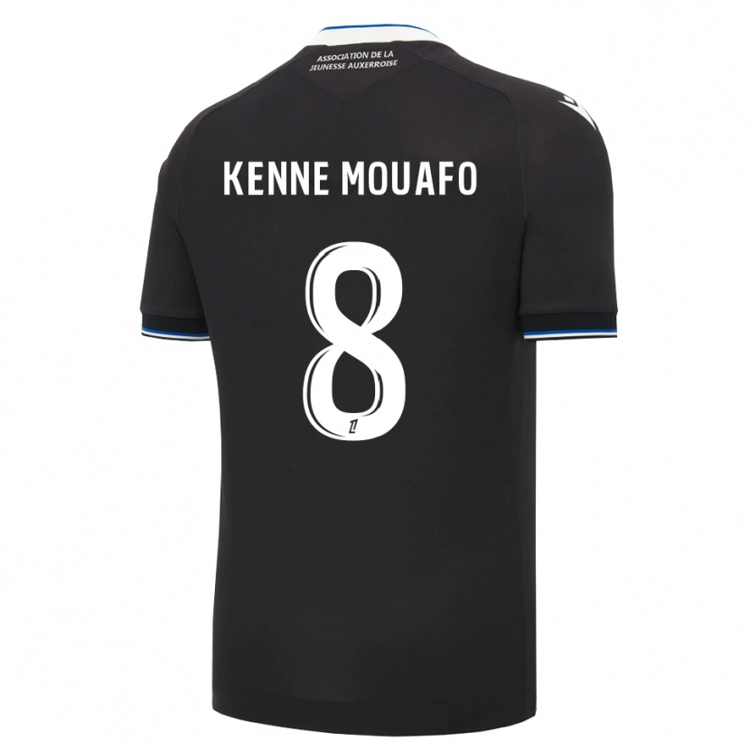 DanxenキッズKilyan Kenne Mouafo#8黒 青 白アウェイシャツ2026/27ジャージーユニフォーム