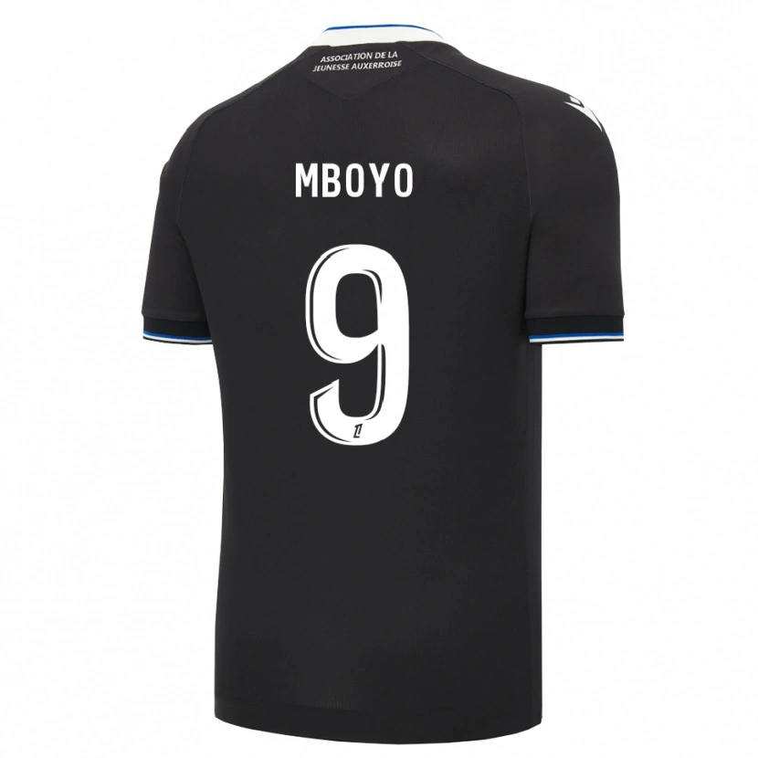 DanxenキッズAndy Mboyo#9黒 青 白アウェイシャツ2026/27ジャージーユニフォーム
