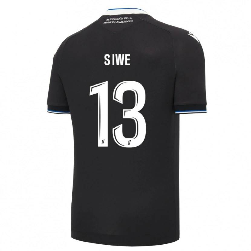 DanxenキッズTelli Siwe#13黒 青 白アウェイシャツ2026/27ジャージーユニフォーム
