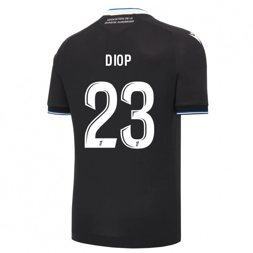 DanxenキッズMamadou Diop#23黒 青 白アウェイシャツ2026/27ジャージーユニフォーム