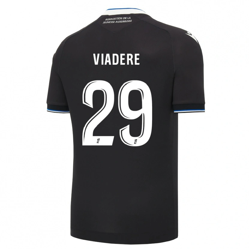 DanxenキッズBen Viadere#29黒 青 白アウェイシャツ2026/27ジャージーユニフォーム