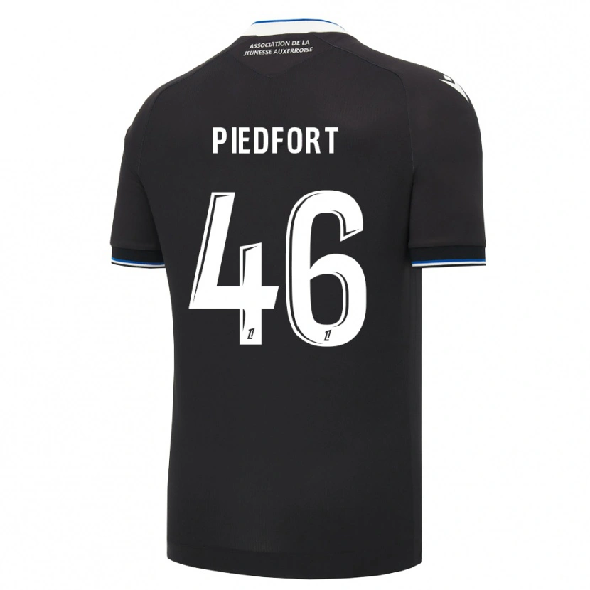 DanxenキッズArthur Piedfort#46黒 青 白アウェイシャツ2026/27ジャージーユニフォーム