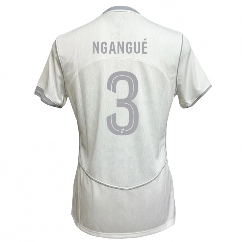 DanxenキッズMaurice Ngangué#3白 グレーアウェイシャツ2026/27ジャージーユニフォーム