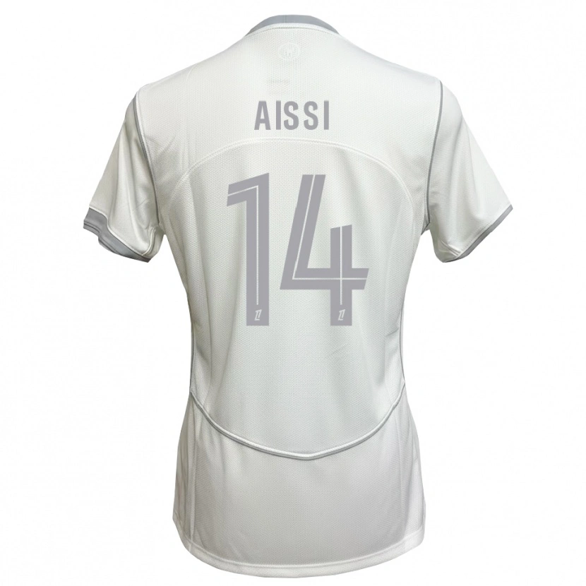 DanxenキッズKylian Aissi#14白 グレーアウェイシャツ2026/27ジャージーユニフォーム