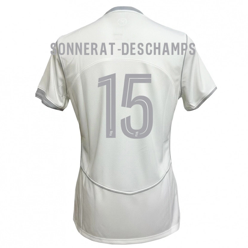 DanxenキッズNattio Sonnerat#15白 グレーアウェイシャツ2026/27ジャージーユニフォーム