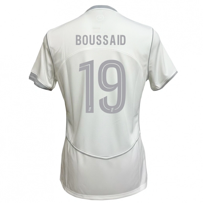 DanxenキッズWillsem Boussaid#19白 グレーアウェイシャツ2026/27ジャージーユニフォーム