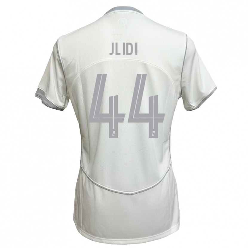 DanxenキッズYahia Jlidi#44白 グレーアウェイシャツ2026/27ジャージーユニフォーム