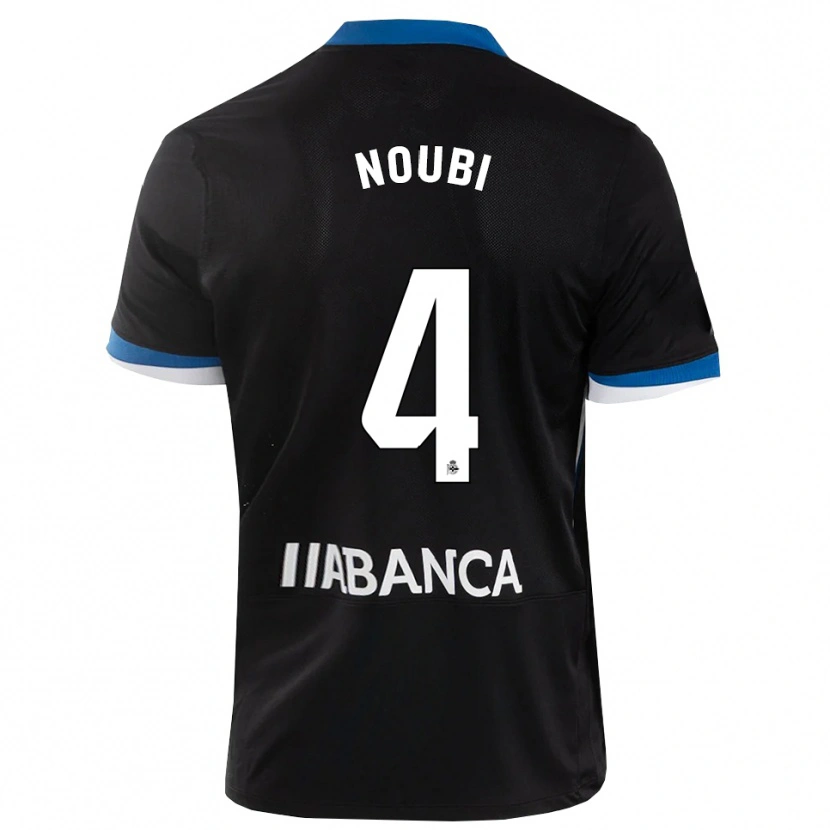 Danxenキッズルーカス・ヌービ#4黒 青 白アウェイシャツ2026/27ジャージーユニフォーム