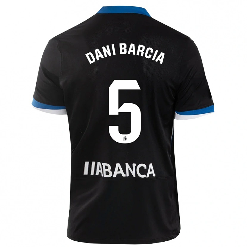 DanxenキッズDani Barcia#5黒 青 白アウェイシャツ2026/27ジャージーユニフォーム
