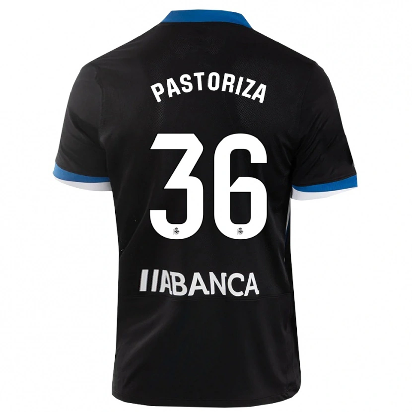 DanxenキッズGuille Pastoriza#36黒 青 白アウェイシャツ2026/27ジャージーユニフォーム