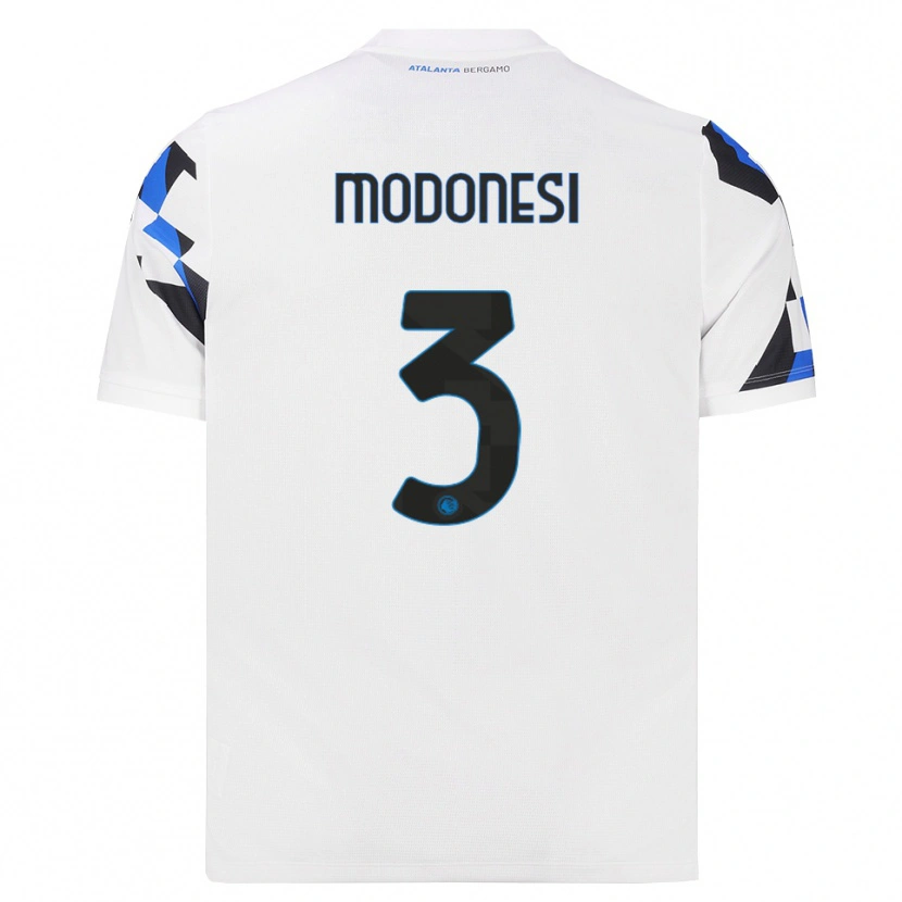DanxenキッズGiorgio Modonesi#3ホワイト レッドブルーアウェイシャツ2026/27ジャージーユニフォーム