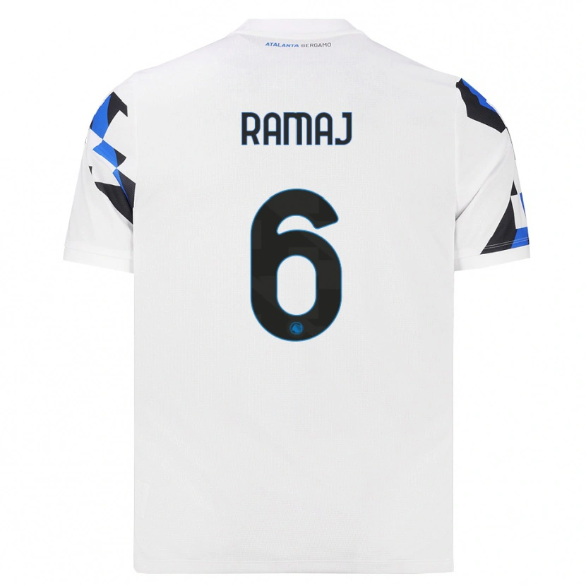 DanxenキッズGabriel Ramaj#6ホワイト レッドブルーアウェイシャツ2026/27ジャージーユニフォーム