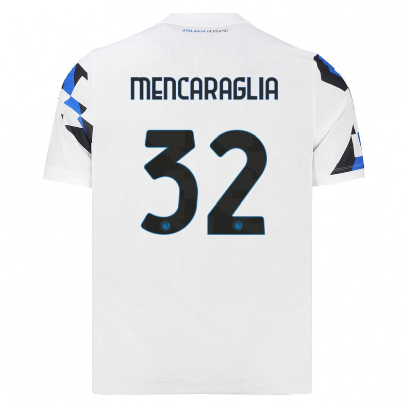 DanxenキッズFilippo Mencaraglia#32ホワイト レッドブルーアウェイシャツ2026/27ジャージーユニフォーム