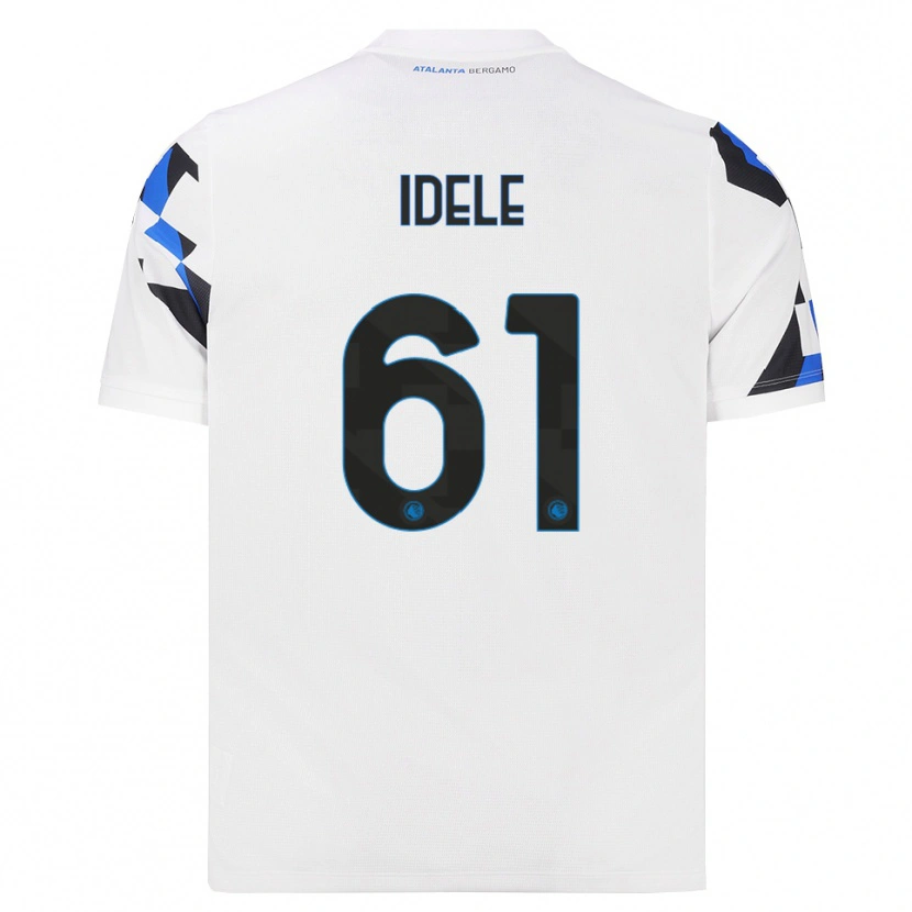 DanxenキッズJavison Idele#61ホワイト レッドブルーアウェイシャツ2026/27ジャージーユニフォーム