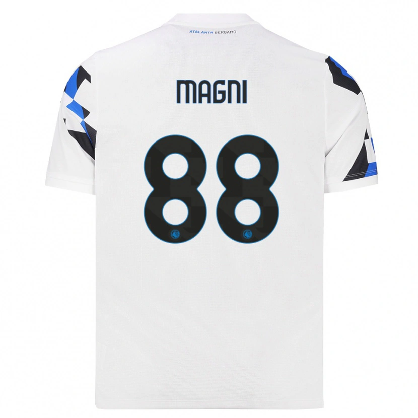 Danxenキッズグロリア・マグニ#88ホワイト レッドブルーアウェイシャツ2026/27ジャージーユニフォーム