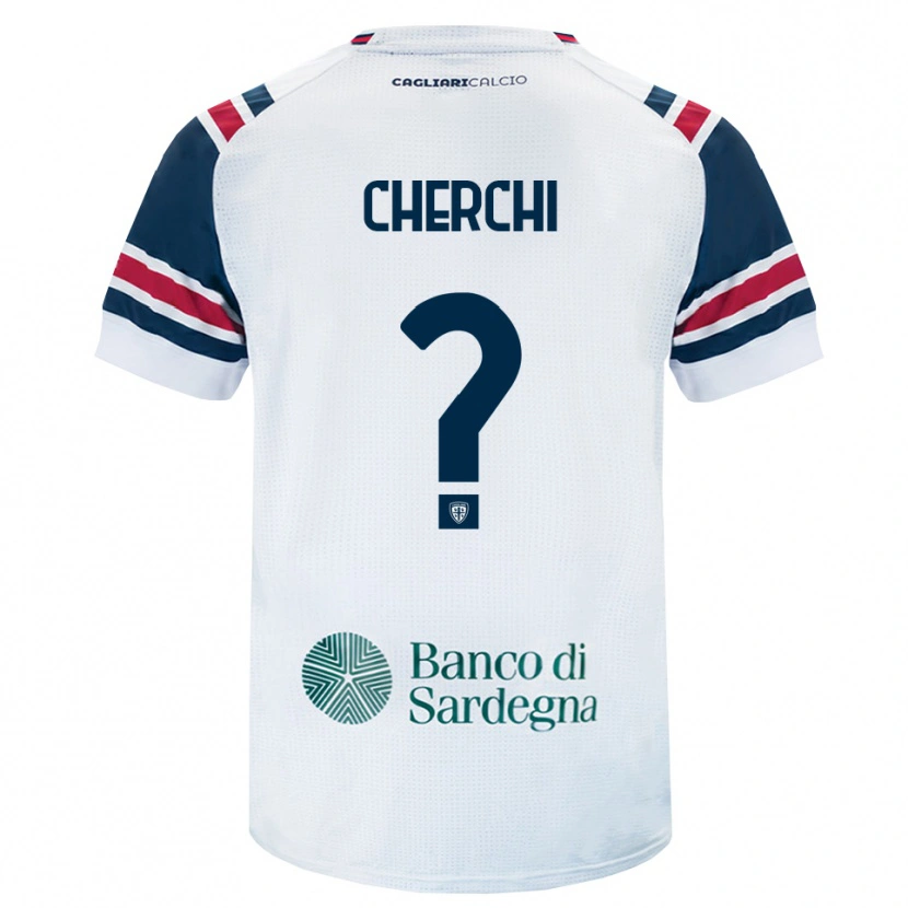 DanxenキッズFilippo Cherchi#0ホワイト レッド グリーンアウェイシャツ2026/27ジャージーユニフォーム