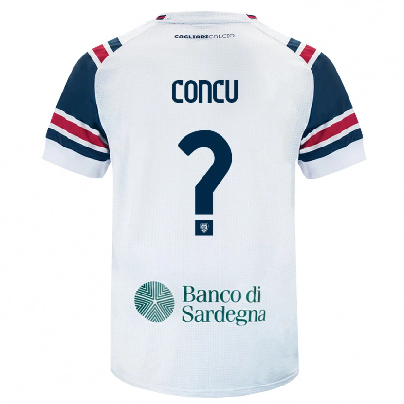 DanxenキッズMarco Concu#0ホワイト レッド グリーンアウェイシャツ2026/27ジャージーユニフォーム