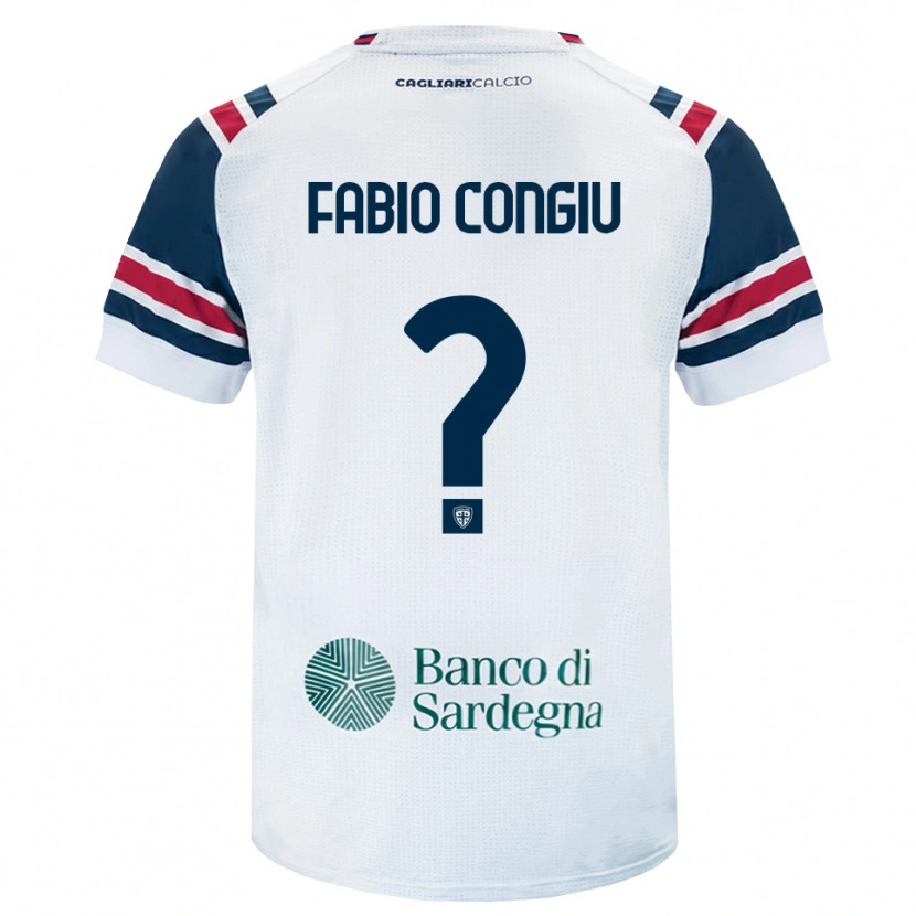 DanxenキッズFabio Congiu#0ホワイト レッド グリーンアウェイシャツ2026/27ジャージーユニフォーム