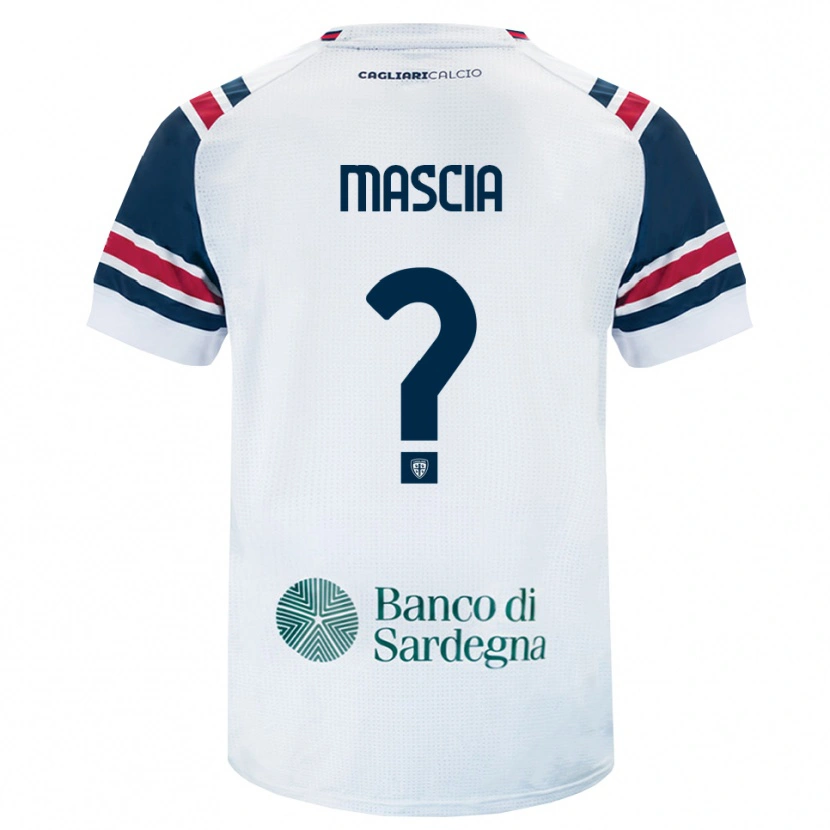 DanxenキッズEnrico Mascia#0ホワイト レッド グリーンアウェイシャツ2026/27ジャージーユニフォーム