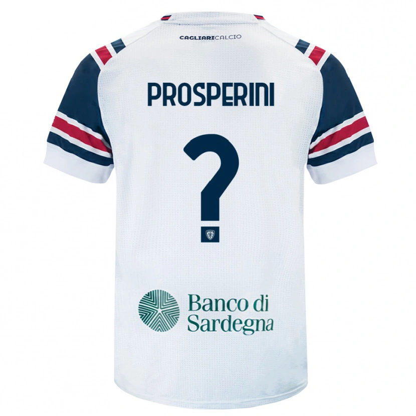 DanxenキッズMatteo Prosperini#0ホワイト レッド グリーンアウェイシャツ2026/27ジャージーユニフォーム