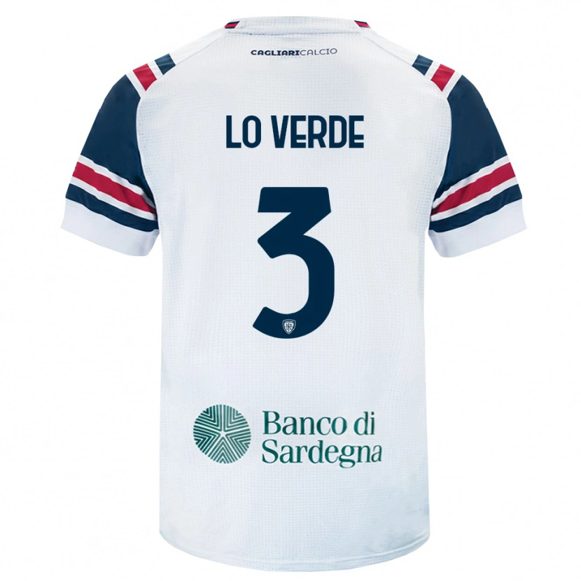 DanxenキッズGiuseppe Lo Verde#3ホワイト レッド グリーンアウェイシャツ2026/27ジャージーユニフォーム