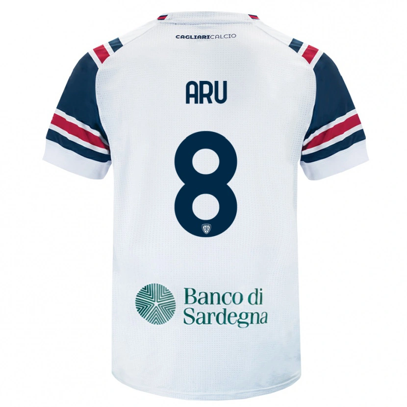 DanxenキッズRiccardo Aru#8ホワイト レッド グリーンアウェイシャツ2026/27ジャージーユニフォーム