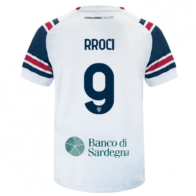 DanxenキッズKevin Rroci#9ホワイト レッド グリーンアウェイシャツ2026/27ジャージーユニフォーム