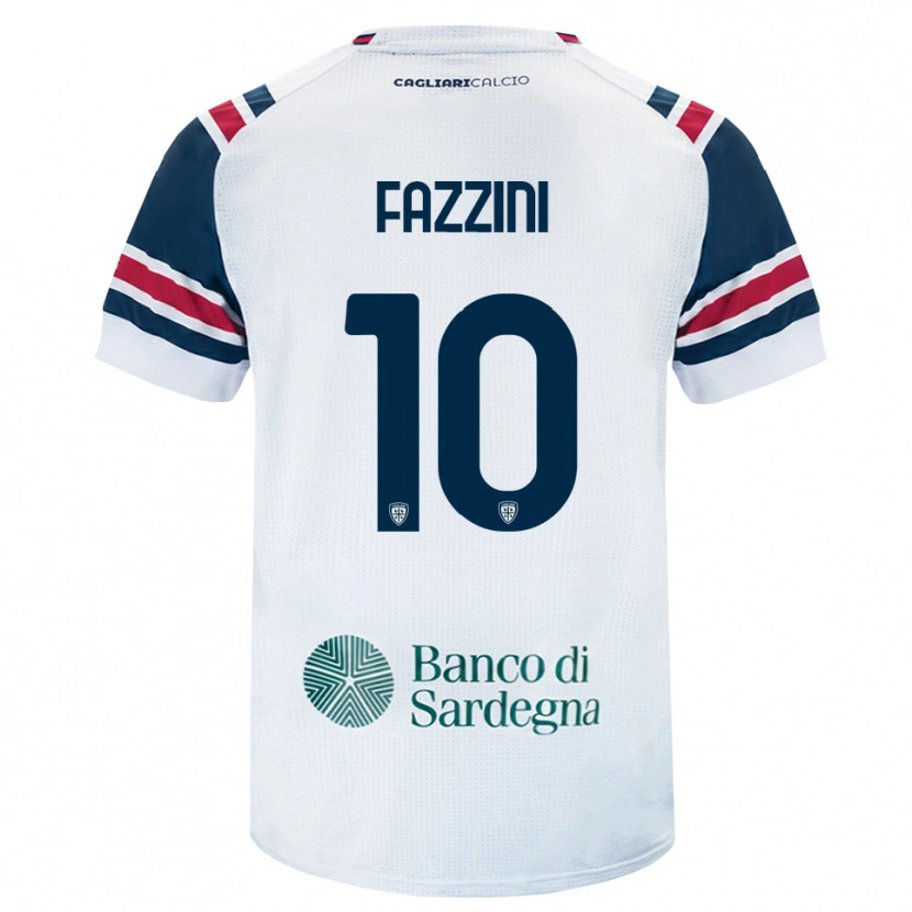 Danxenキッズヤコポ・ファッツィーニ#10ホワイト レッド グリーンアウェイシャツ2026/27ジャージーユニフォーム