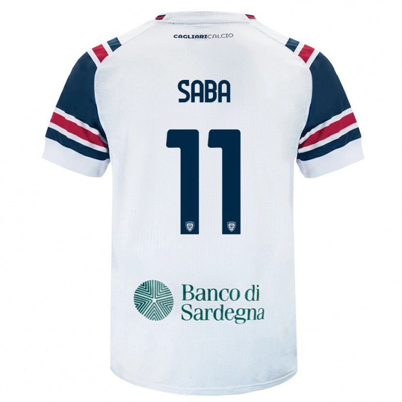 DanxenキッズAlessio Saba#11ホワイト レッド グリーンアウェイシャツ2026/27ジャージーユニフォーム