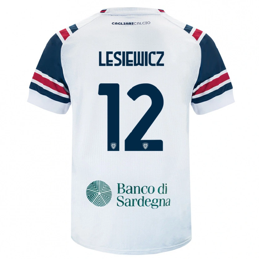 DanxenキッズMateusz Lesiewicz#12ホワイト レッド グリーンアウェイシャツ2026/27ジャージーユニフォーム