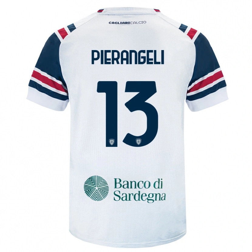 DanxenキッズLuis Pierangeli#13ホワイト レッド グリーンアウェイシャツ2026/27ジャージーユニフォーム