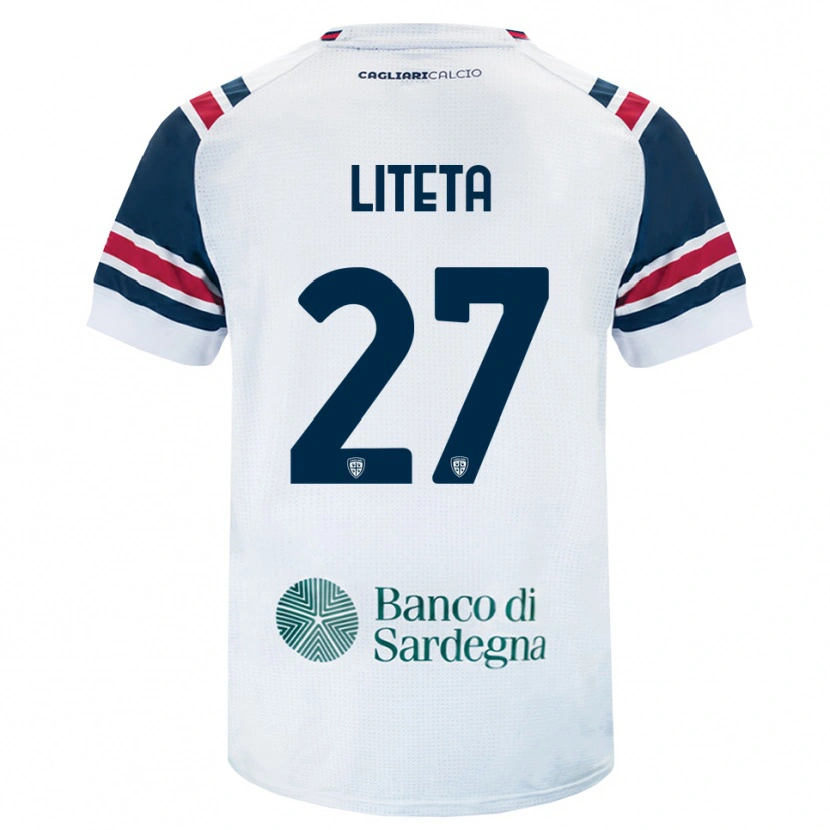 DanxenキッズJoseph Liteta#27ホワイト レッド グリーンアウェイシャツ2026/27ジャージーユニフォーム
