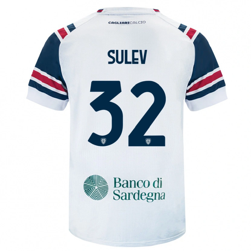 DanxenキッズIvan Sulev#32ホワイト レッド グリーンアウェイシャツ2026/27ジャージーユニフォーム