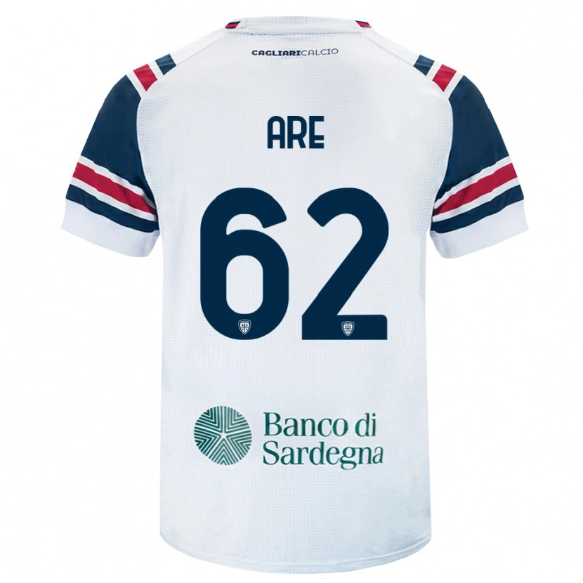 DanxenキッズEmmanuele Are#62ホワイト レッド グリーンアウェイシャツ2026/27ジャージーユニフォーム