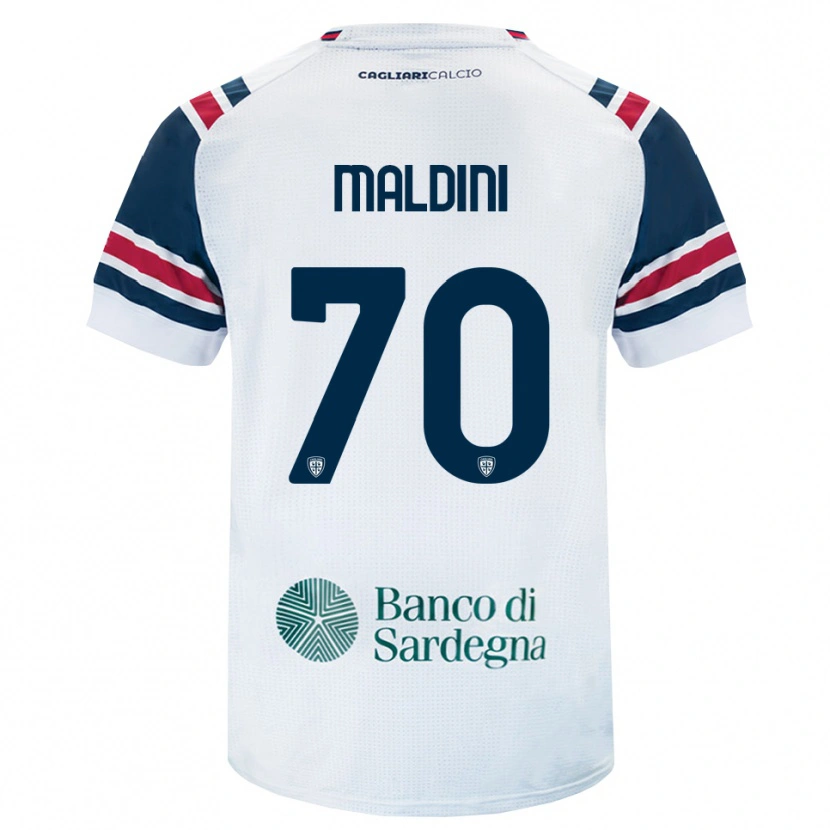 Danxenキッズダニエル・マルディーニ#70ホワイト レッド グリーンアウェイシャツ2026/27ジャージーユニフォーム