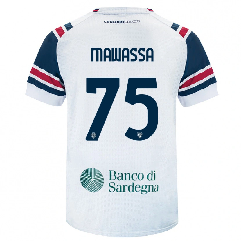 DanxenキッズEnoch Mawassa#75ホワイト レッド グリーンアウェイシャツ2026/27ジャージーユニフォーム