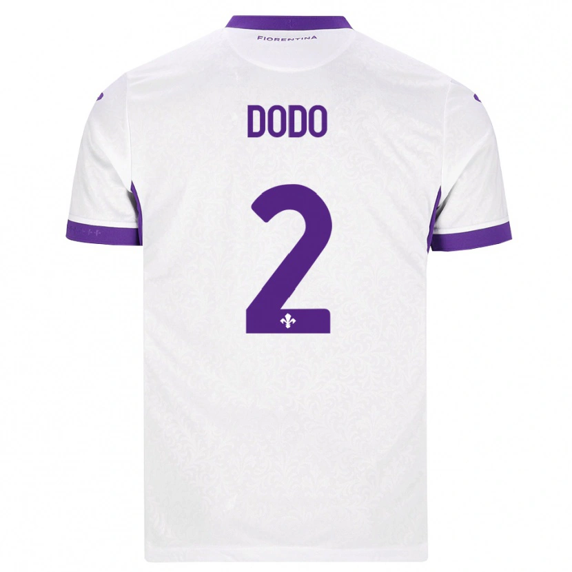 DanxenキッズDodô#2ホワイト パープルアウェイシャツ2026/27ジャージーユニフォーム